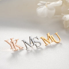 Personalized Initial Letters Brooch For Bride-Groomsmen