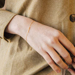Personalized Layering Minimalist Name Bracelet For Girls