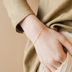Personalized Layering Minimalist Name Bracelet For Girls