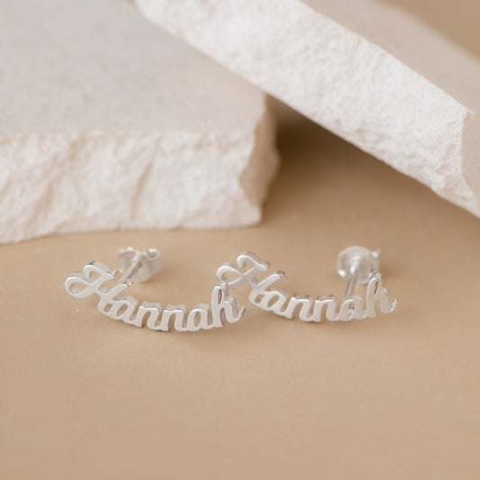 Personalized Mellow Name Earrings