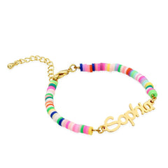 Personalized Name Rainbow Magic Kids Bracelet