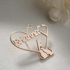 Personalized Pet Doctor & Veterinary Brooch Pin