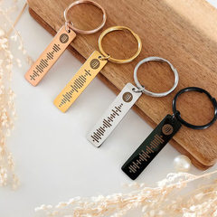 Personalized Spotify Keychain Music Scannable Keyring