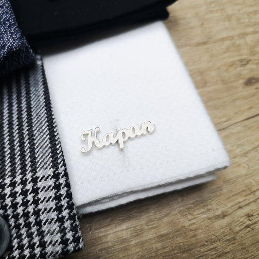 Personalized Unique Font Name Cufflinks