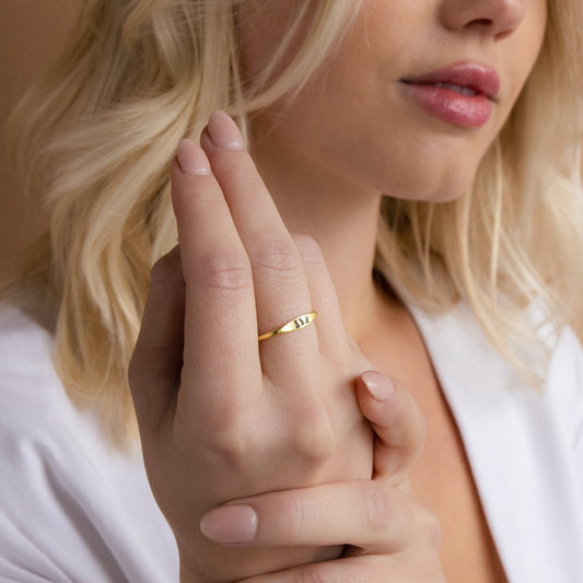 Unique Stylish Custom Skinny Pet Ring For Pet Lovers