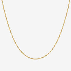 Vermeil Box Chain Adjustable Necklace