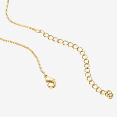 Vermeil Box Chain Adjustable Necklace