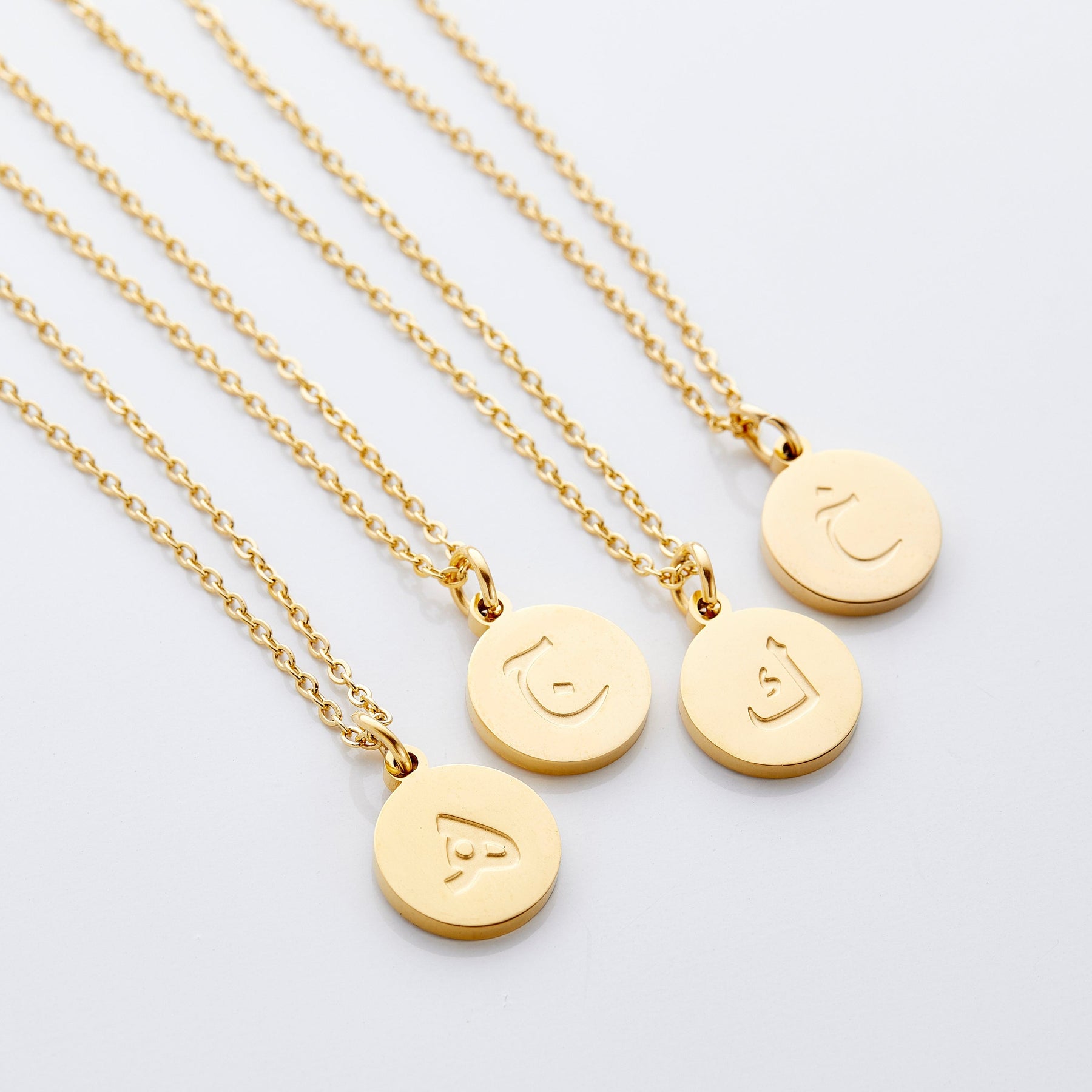 Personalised Arabic Letter Necklace - Jeluxa