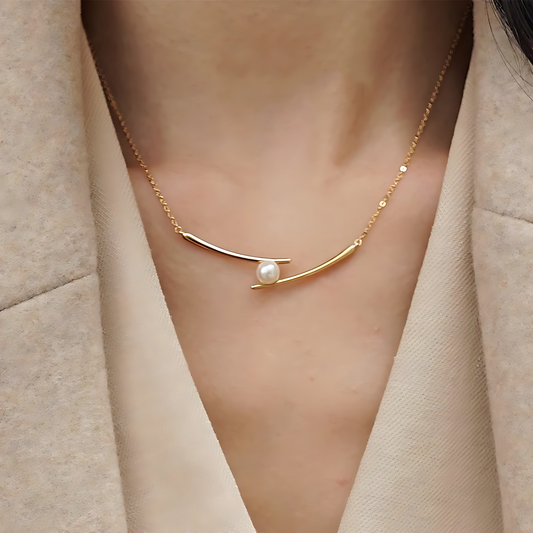 Elegant Chopsticks Clavicle Chain Necklace