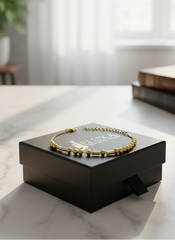 Personalized Morse Code Hidden Name Bracelet