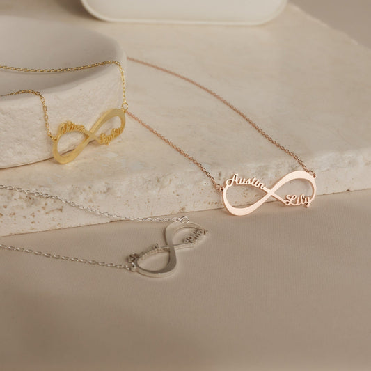 Personalized Custom Infinity Name Necklace